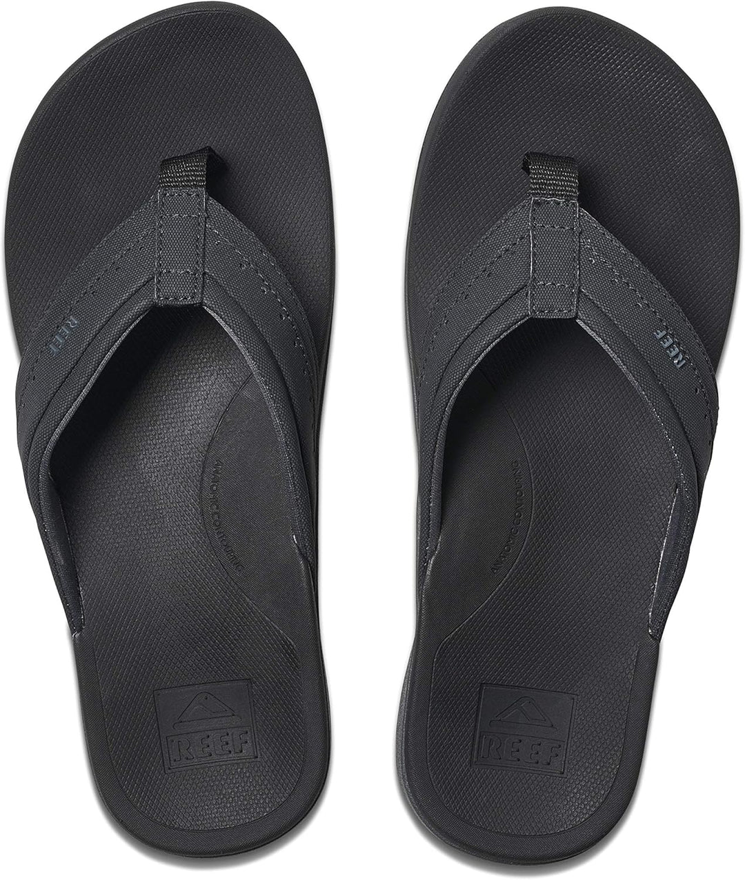 Reef Herren Ortho-Spring Flipflop 44 EU Schwarz, 44 EU Schwarz