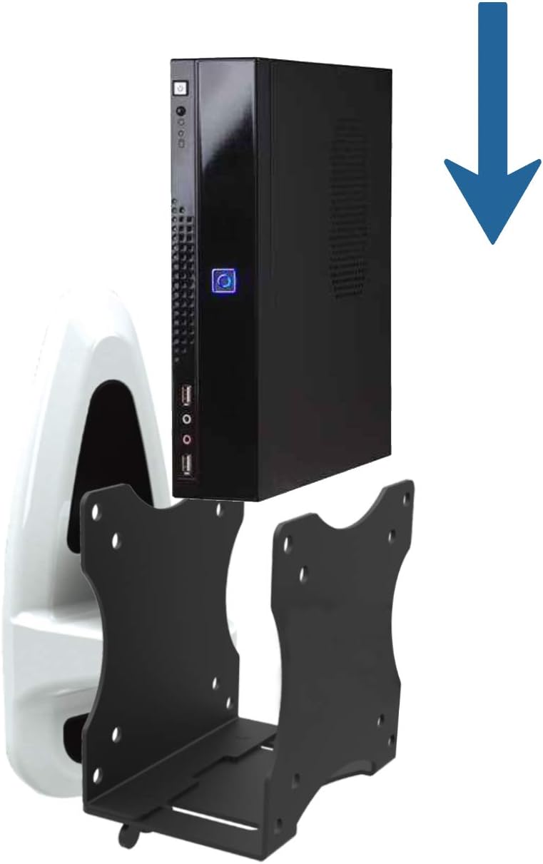 HFTEK - Multifunktioneller Halter für Mini-PC, Montage an Monitorständer oder VESA 75x75 / 100x100,