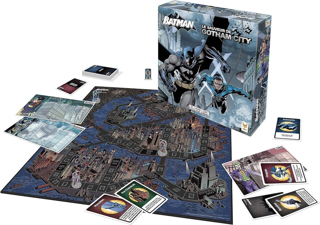 Topi Games – Batman „Le Sauveur de Gotham“ – BAT-599001 - Gesellschaftsspiel, französischsprachige A