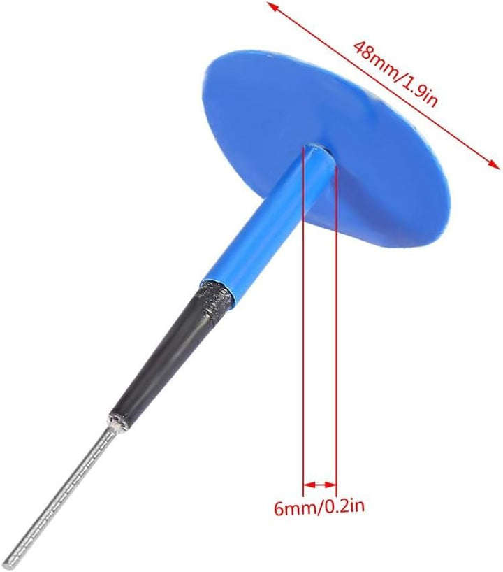 EVGATSAUTO Reifenstopfen Patch Gum, 24 Stück Auto Motorrad Universal Tubeless Rubber Blue Reifenpunk