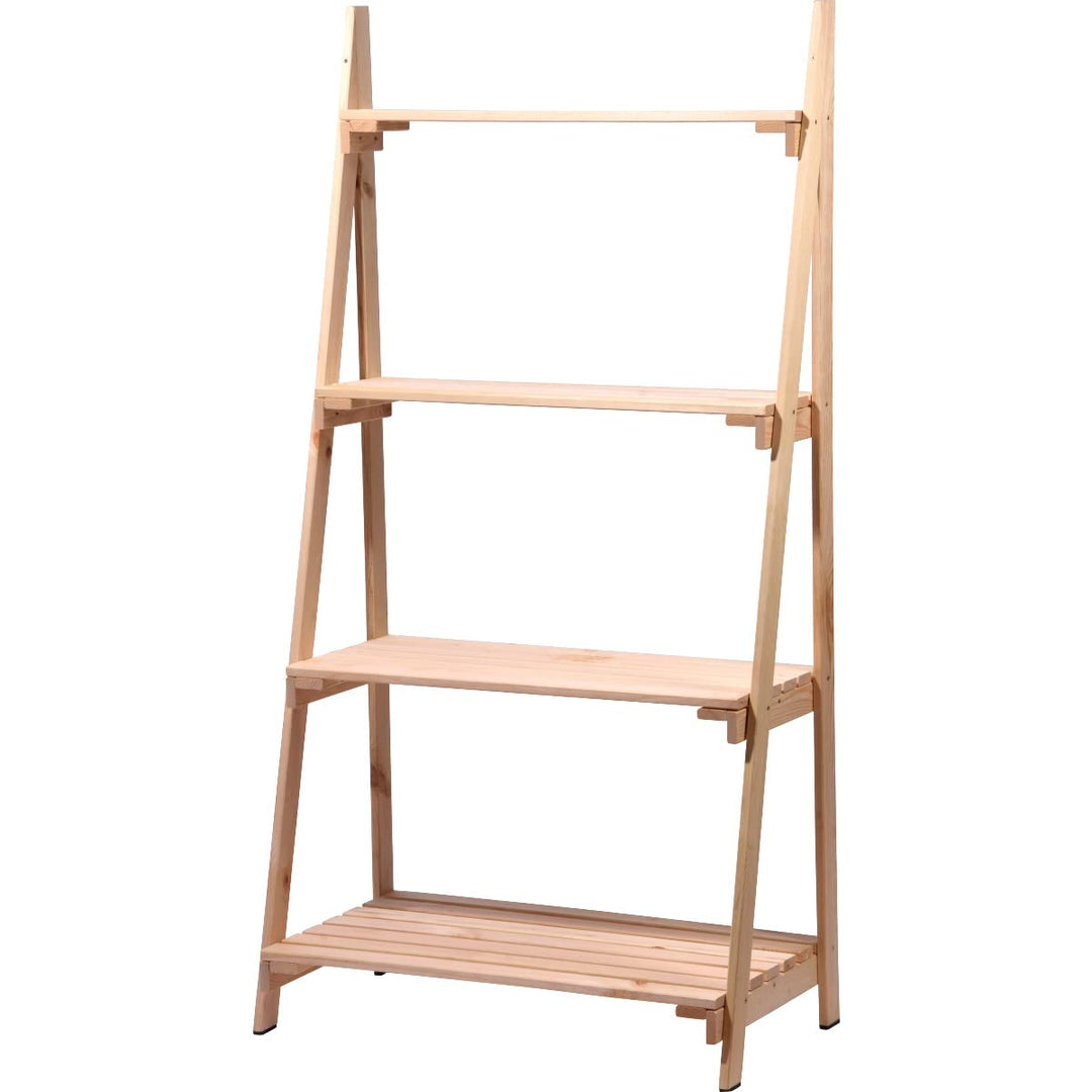 dobar® 58465e Grosses Blumenregal 4-stufig | Pflanzregal Massivholz | Blumenleiter | Pflanzständer |
