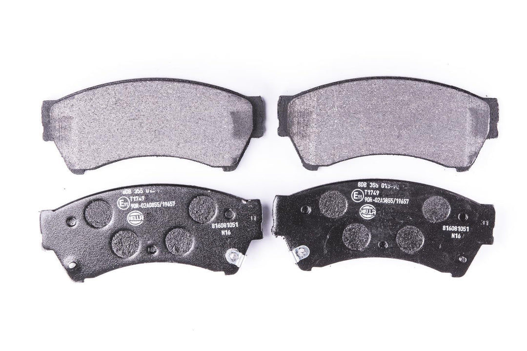 HELLA PAGID 8DB 355 013-761 Bremsbelagsatz - T1749 - Dicke/Stärke: 17.2mm - Bremssystem: Akebono - m