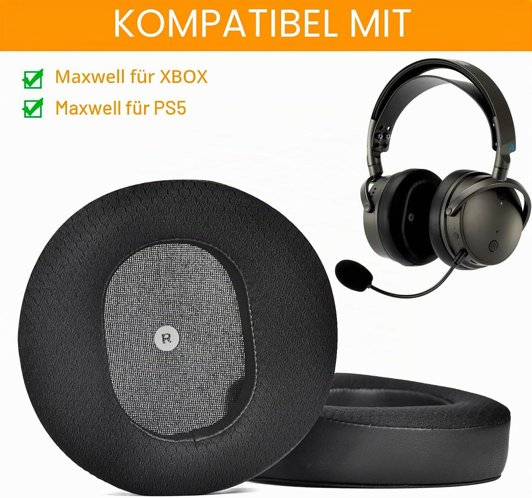 defean Maxwell Cushion Kühlgel Ersatz-Ohrpolster kompatibel mit Audeze Maxwell Kopfhörern, zusätzlic