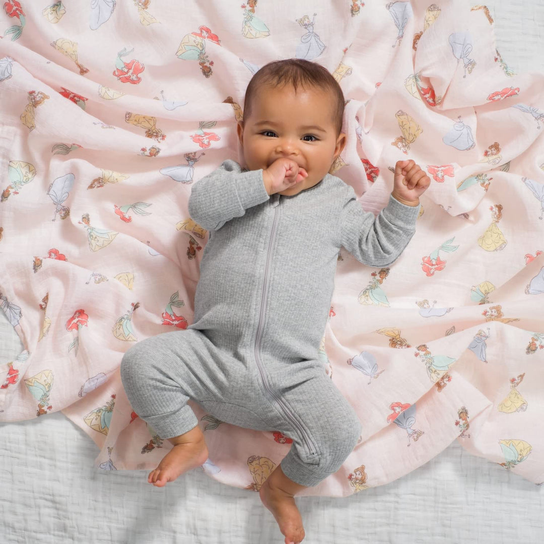 aden + anais Essentials Pucktücher, Wickel- und Schmusetuch für Babys, 100% Baumwolle, Baby-Pucktuch
