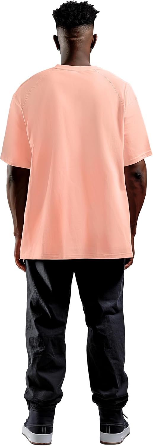 Reichstadt Modernes Oversized T-Shirt für Herren - Stylisches Basic mit Rundhalsausschnitt & Kurzen