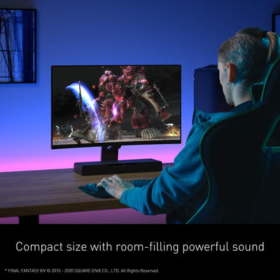 Panasonic SC-HTB01 PC Gaming Lautsprecher mit integriertem Subwoofer (Dolby Atmos und DTS:X, Bluetoo