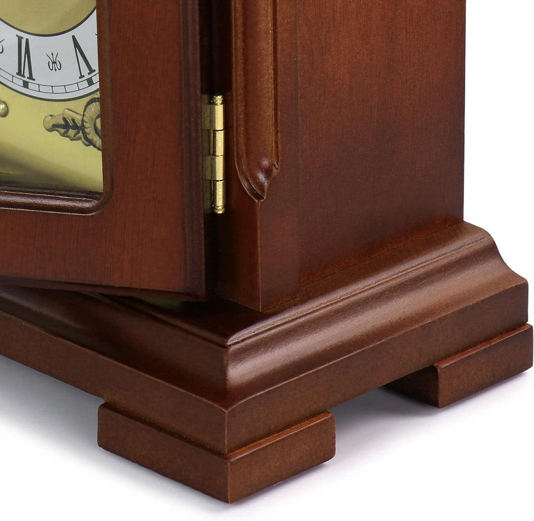 Bedford Clock Collection Redwood Kaminuhr mit Glockenspiel