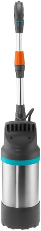 GARDENA Regenfasspumpe 4700/2 inox automatic: Tauchdruckpumpe mit integriertem Filter, Fördermenge 4