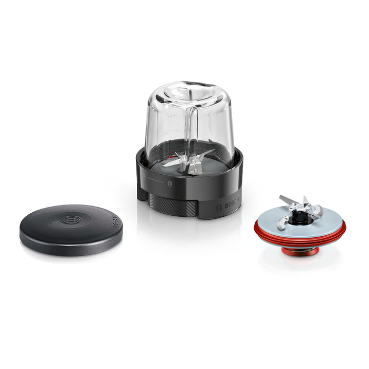 Bosch Zerkleinerer Set MUZS68CG, Zubehör passend für Küchenmaschine Serie 6, Serie 8, OptiMUM, Zerkl