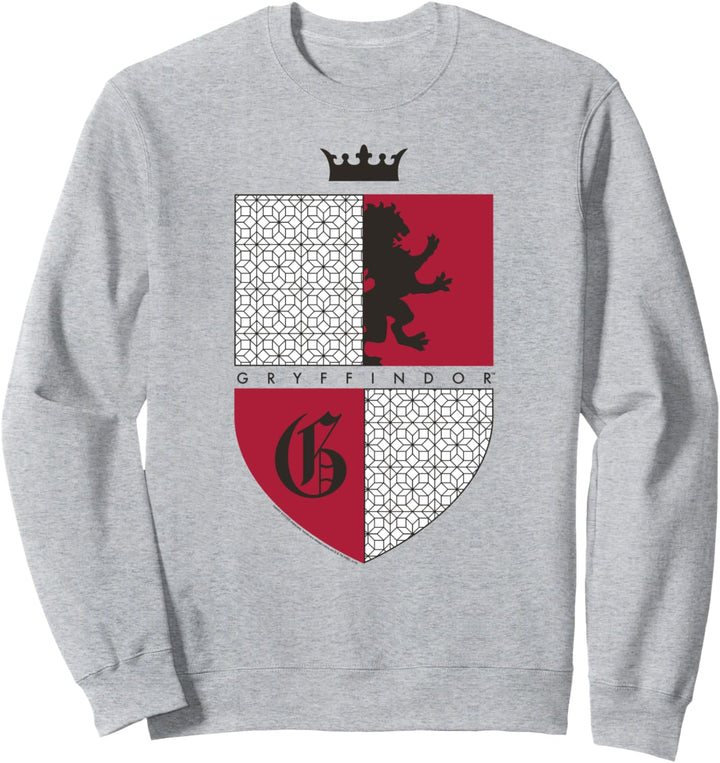 Harry Potter Gryffindor Shield and Crown Sweatshirt