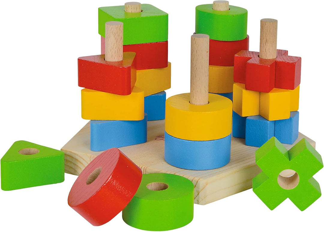 Eichhorn Holz-Soundbausteine, 12 bunt bedruckte Klangbausteine mit verschiedenen Geräuschen & 100002