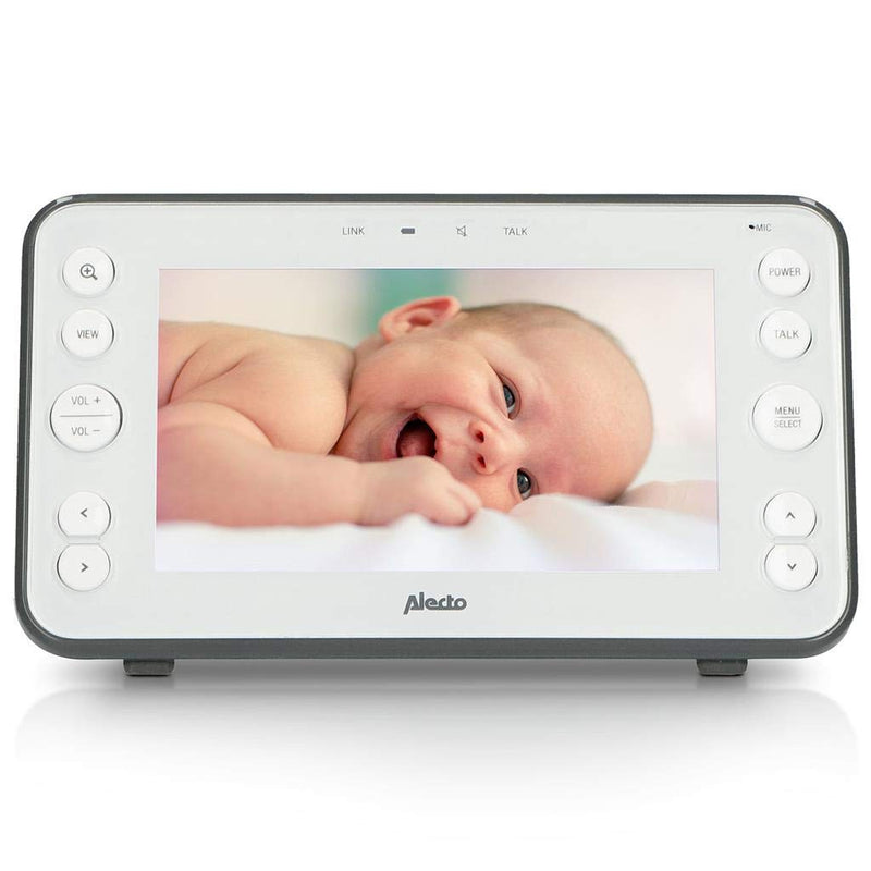 Alecto DVM-150 - Babyphone mit Kamera und 5" Farbdisplay, Weiss