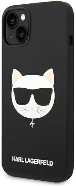 Karl Lagerfeld KLHMP14MSLCHBK hülle für 14 Plus 6,7" hardcase schwarz/Black Silicone Choupette Head