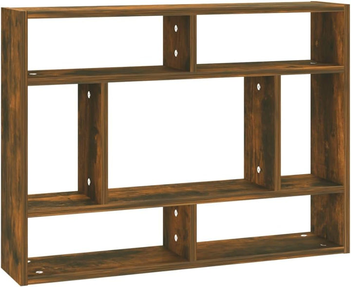 vidaXL Wandregal Räuchereiche 75x16x55 cm Holzwerkstoff, Räuchereiche