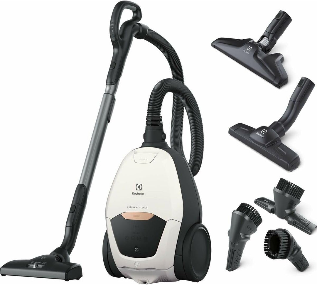 Electrolux PD82-ALRG Pure D8 Staubsauger mit Beutel, automatische Bodenbefestigung, 57 dB Ultra Sile