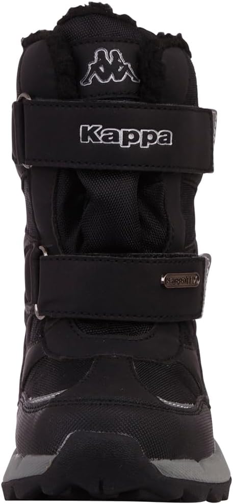 Kappa Unisex Kinder Stiefel Winterschuh gefüttert Stylecode 260903K Schwarz 29 EU 1115 Black Silver,