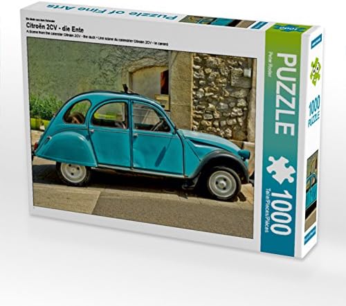 CALVENDO Puzzle Citroën 2CV - die Ente 1000 Teile Lege-Grösse 64 x 48 cm Foto-Puzzle Bild von Peter