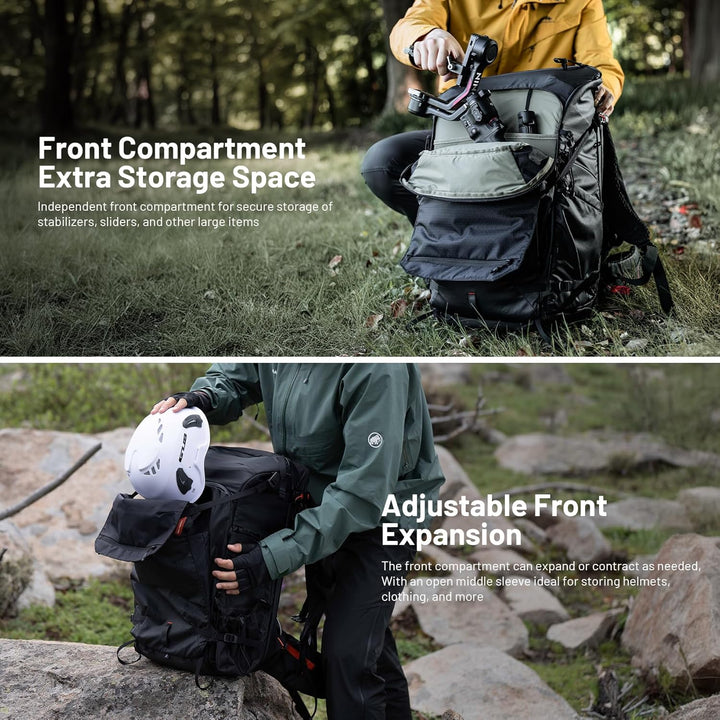 PGYTECH OnePro Focux 35L Rucksack Wasserdicht, Kamerarucksack für DSLR/SLR/Spiegellose Kameras/Objek