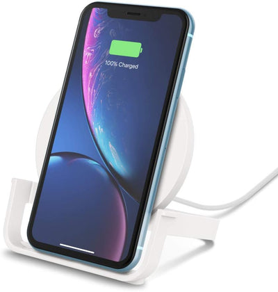 Belkin drahtloser BoostCharge Ladeständer, 10 W (Qi-zertifiziertes schnelles drahtloses Ladegerät fü