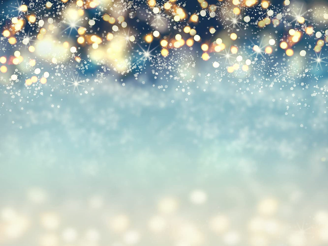 WaW 9x6ft Blau Bokeh Neon Fotografie Hintergrund Weihnachten Stoff Fotobox Hintergründe Geburtstag H