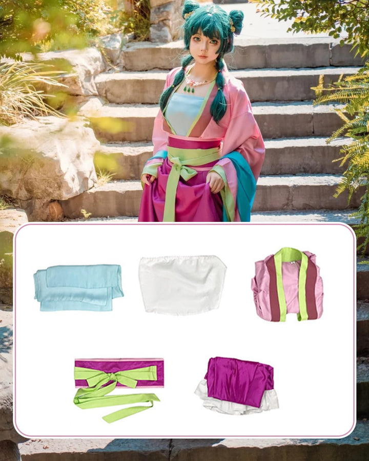 CR ROLECOS Anime The Apothecary Diaries Jinshi Cosplay Kostüm Maomao Charakter Uniform Robe Anzieh O