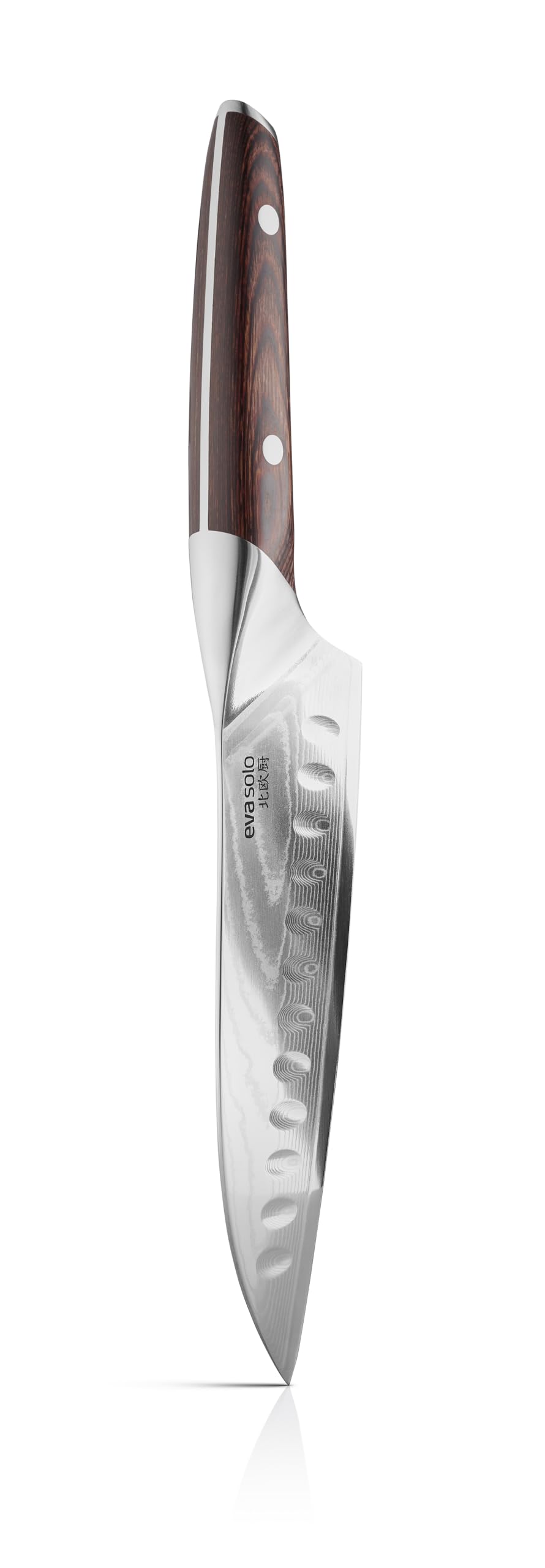 EVA SOLO | Nordic kitchen Santokumesser 18 cm |Perfektes Universalmesser | Pakka wood 18cm Santokume
