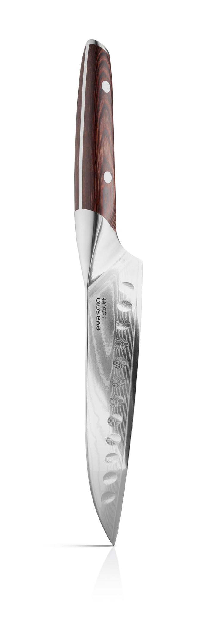 EVA SOLO | Nordic kitchen Santokumesser 18 cm |Perfektes Universalmesser | Pakka wood 18cm Santokume