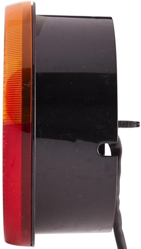 HELLA - Heckleuchte - Glühlampe - 12V - Anbau/geschraubt - Lichtscheibenfarbe: rot/gelb - Kabel: 800