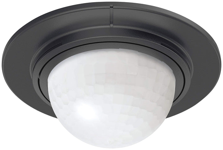 Steinel Einbau-Bewegungsmelder IS 360-1 schwarz, 1000 W Schaltleistung, 360° Sensor, max. 4 m Reichw