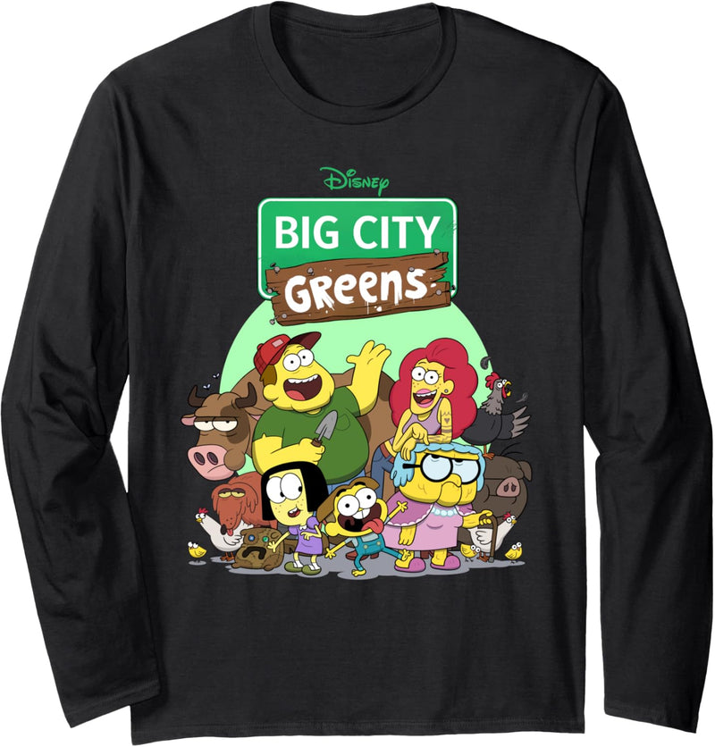 Disney Big City Greens Family Group Langarmshirt