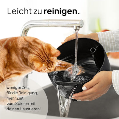 PRETTYPAW Pretty Paw© Katzenbrunnen [NEUEINFÜHRUNG] Super leiser, BPA-freier 2.5L Trinkbrunnen für K