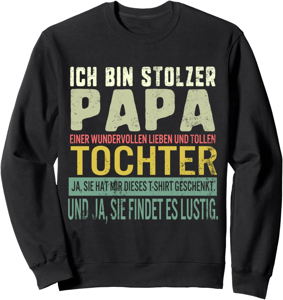 Papa Männer-Geschenk für den Vater oder werdenden stolzer Sweatshirt
