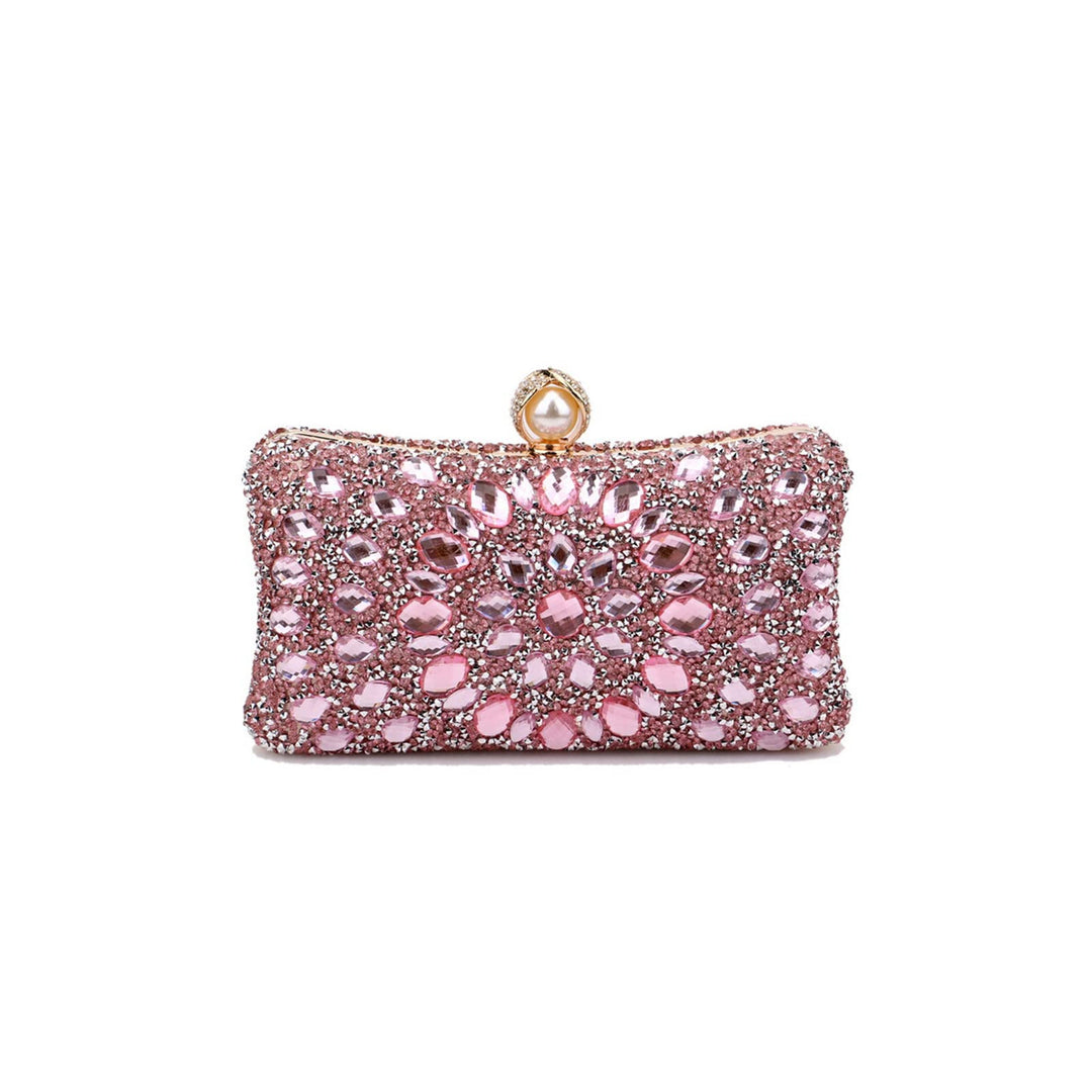 CORIOS Strass Clutch für Damen Shiny Abendtasche Diamant Clutch Tasche Kette Schultertasche Elegante