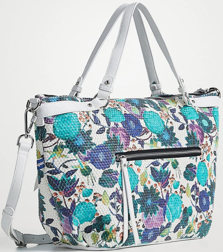 Desigual Womens BOLS_ETEREA Blue LI Hand Bag, One Size