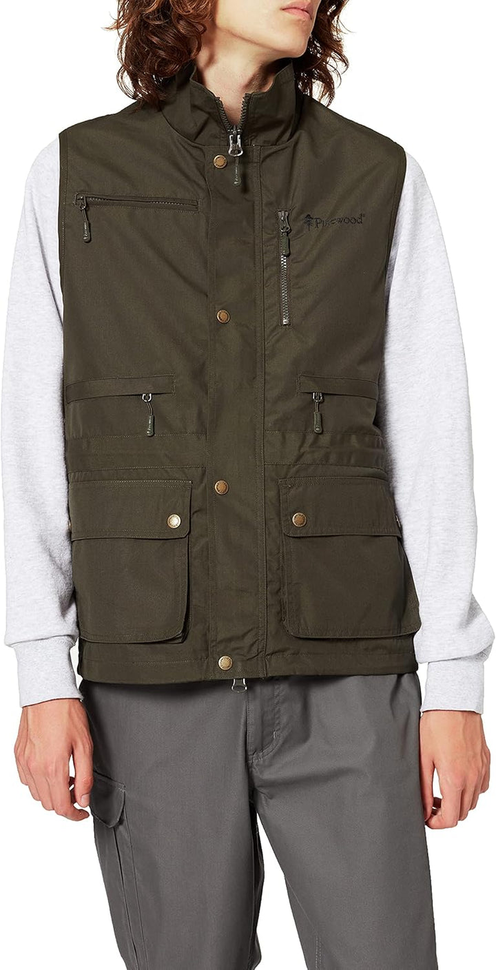 Pinewood Herren Tiveden Weste Weste L Moss Green, L Moss Green