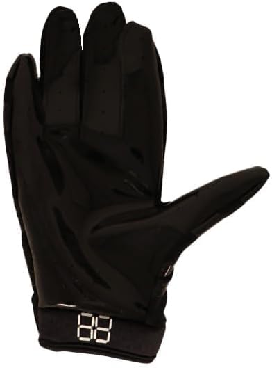 BARNETT FRG-03 Schwarz professionell Receiver Fussball Handschuhe, RE, DB, RB, S