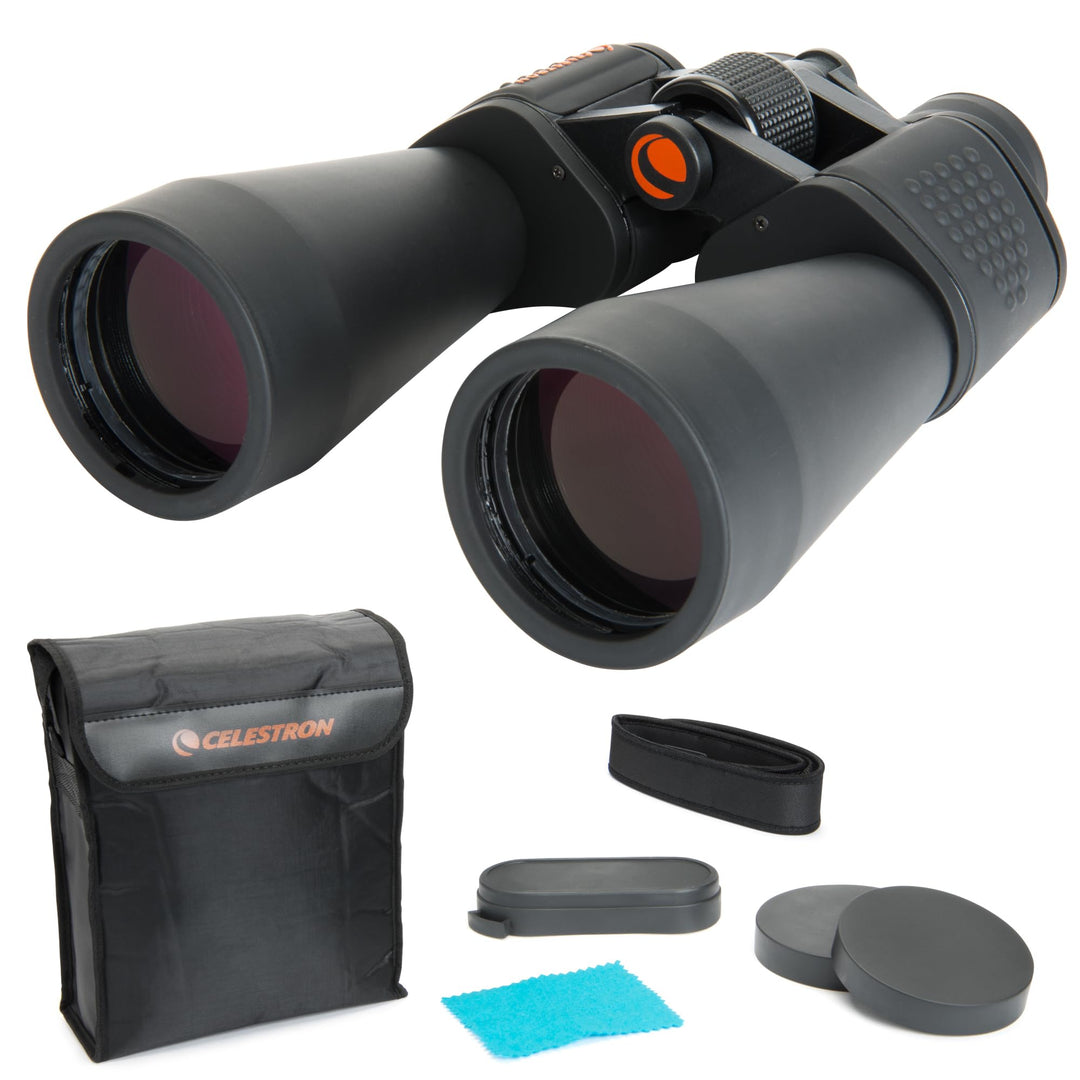 Celestron 71007 SkyMaster 12 x 60 mm Porroprismenfernglas mit mehrfach vergütete Linse, BaK-4 Prisme