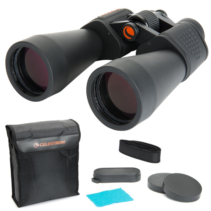 Celestron 71007 SkyMaster 12 x 60 mm Porroprismenfernglas mit mehrfach vergütete Linse, BaK-4 Prisme