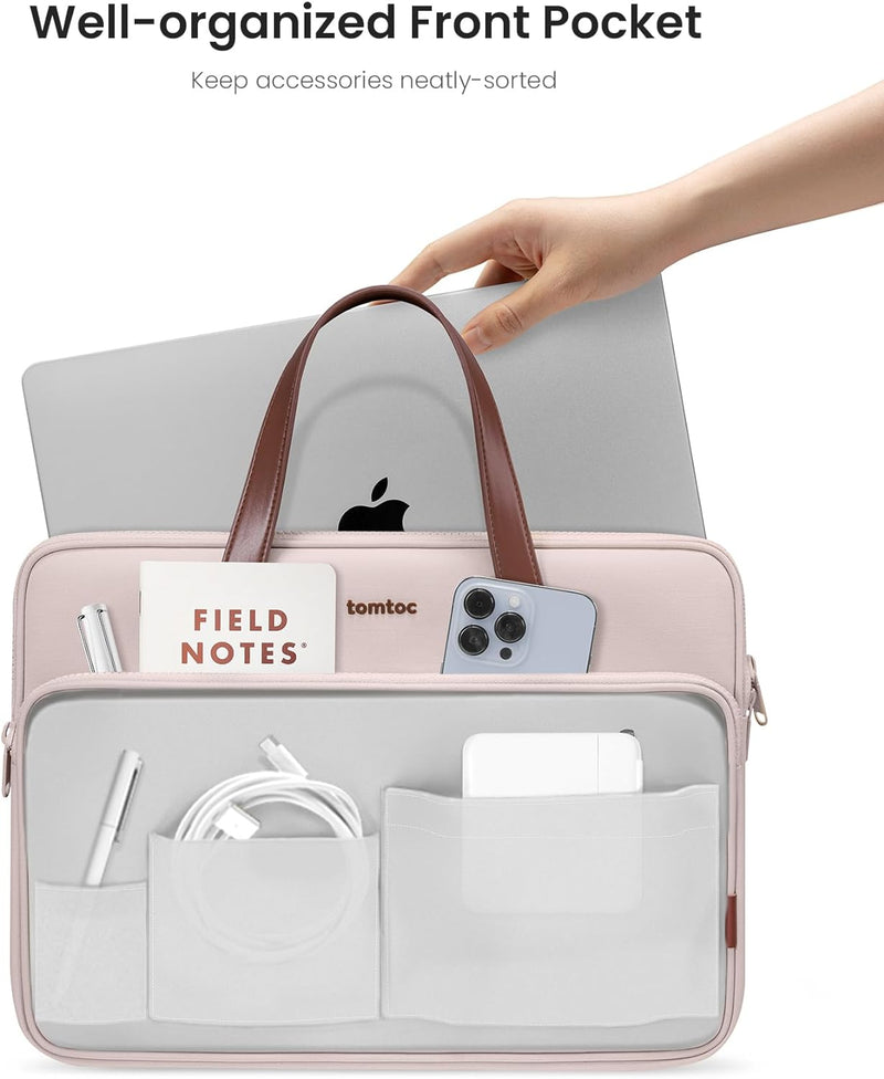 tomtoc Tasche Hülle für 14 Zoll MacBook Pro M3/M2/M1 Pro/Max A2992 A2918 A2779 A2442 2023-2021, 13 Z
