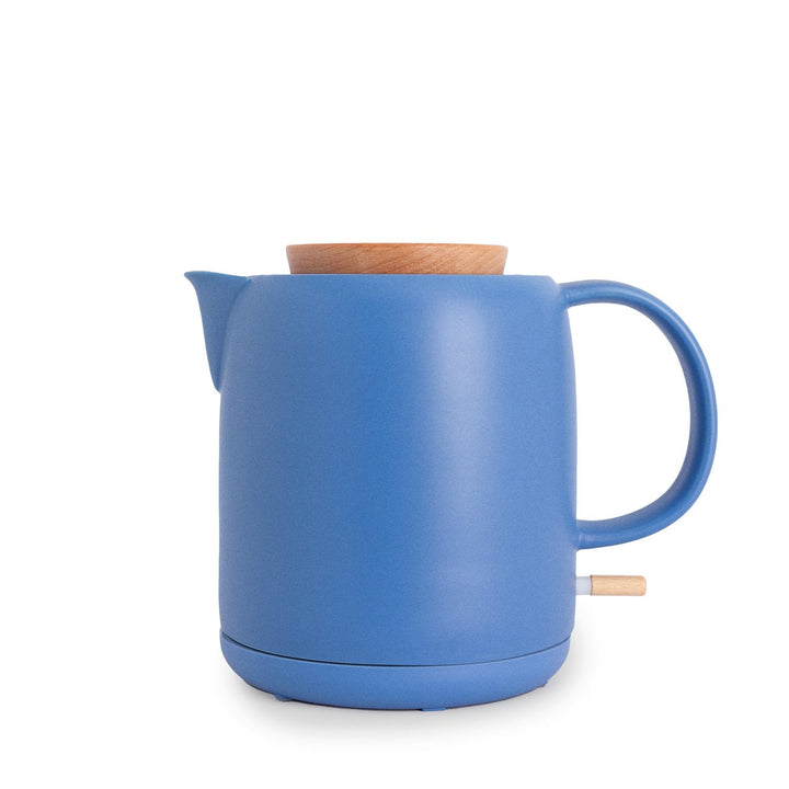 CREATE/KETTLE CERAMIC/Keramischer Wasserkocher Strong Blue/Keramikgehäuse, Aufheizen in 5 Minuten, 1
