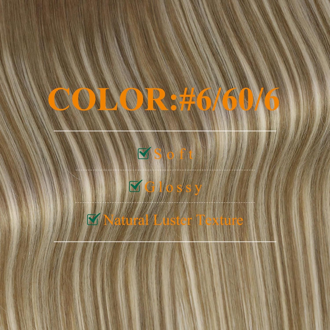 Easyouth Balayage Tape in Echthaar Extension Tape on Haarverlangerung Remy Menschenhaar Tape Extensi