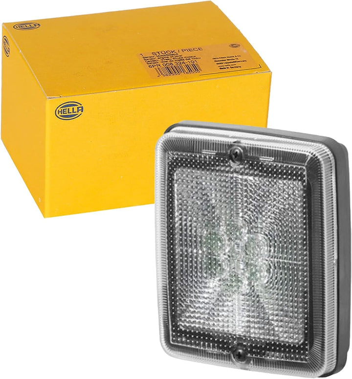 HELLA - Schlussleuchte - LED - 24V - Einbau - Lichtscheibenfarbe: rot - Kabel: 100mm - Stecker: Flac