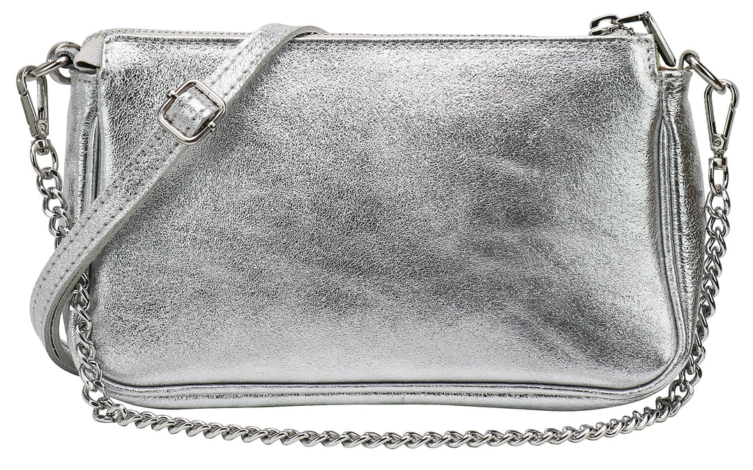 SH Leder Echtleder Schultertasche Umhängetasche Handtaschen Clutch kleine Tasche Abendtasche 23x13cm