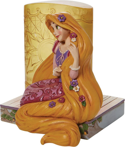 ENESCO Disney Traditions Rapunzel A New Dream Figur, ENESC-6010096, Gold height 13cm Mehrfarbig, hei