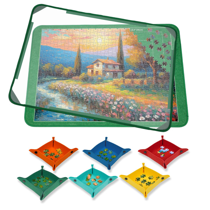 Puzzlematte für 1000 Teile Lagerung, Jigsaw Puzzle Board, Puzzle Storage Board 32 x 22inches, Jigsaw