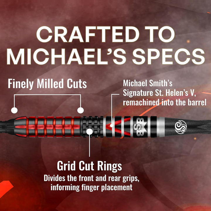 Shot Soft Darts Michael Smith Bully Boy Defiant 90% Tungsten Softtip Darts Softdart Hochwertige Tung