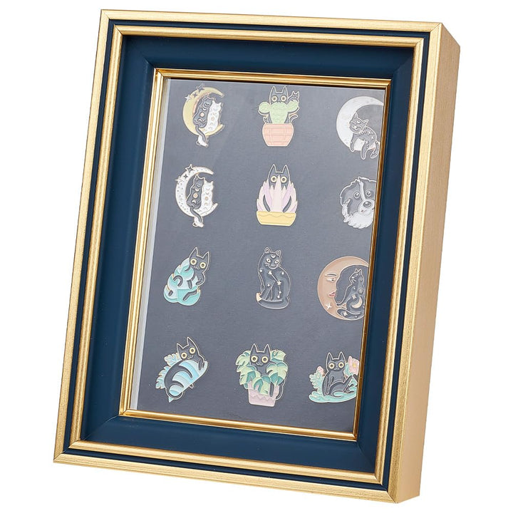 OLYCRAFT Schattenbox Zur Anzeige von Goldenen Anstecknadeln 17x5.3x22cm Grosser Anzeigerahmen Für An