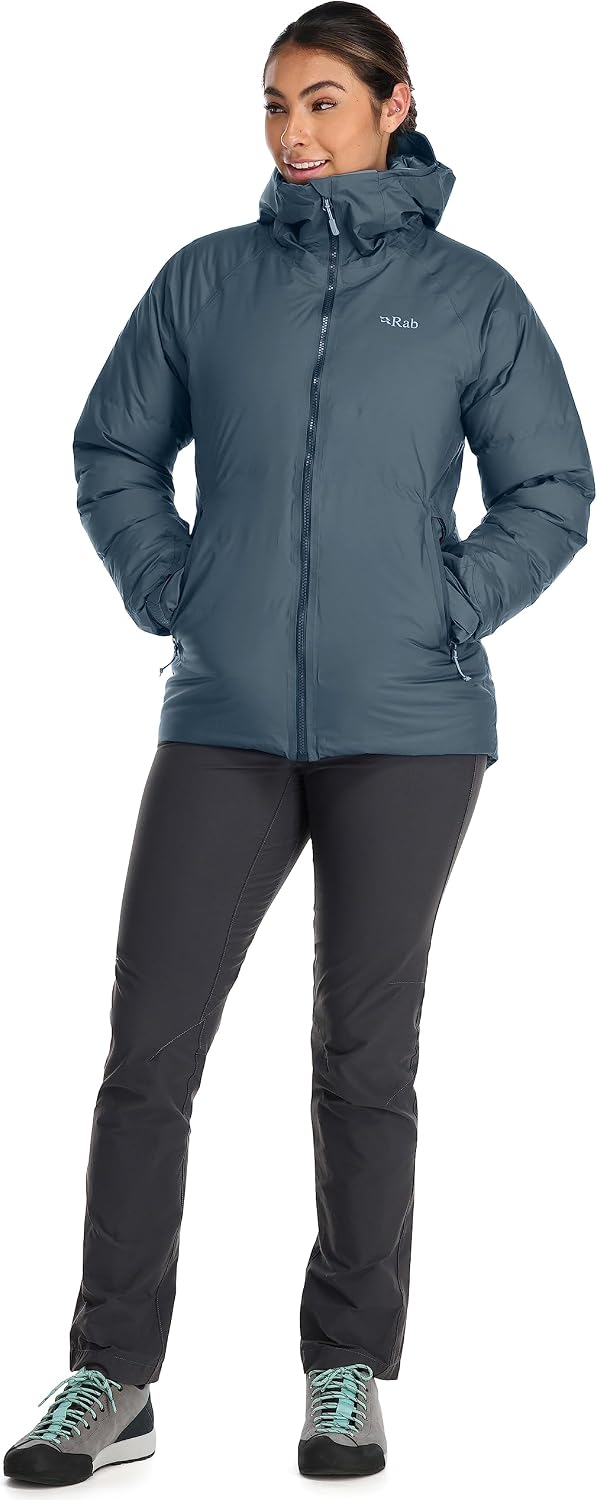 Rab Valiance Jacket Women 16 UK Damen Orion Blau, 16 UK Damen Orion Blau