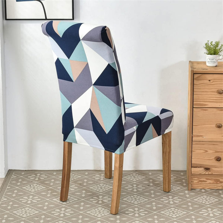 HZDHCLH Stuhlhussen 4er Set Stuhlbezüge Stretch abnehmbar, waschbar, Esszimmerstuhl-Schutzsitz für H