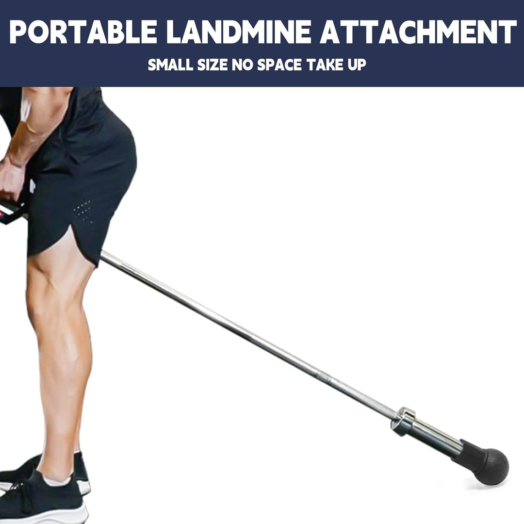 Landmine Aufsatz für Langhantel 50mm: Langhantel Zubehör Landmine, Rutschfest Landmine Base Griffe,